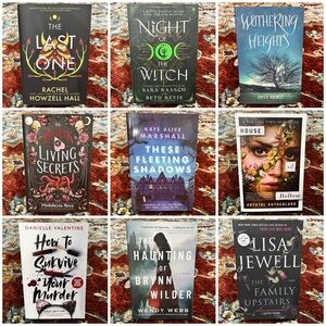 Collection of Nine Fiction Books